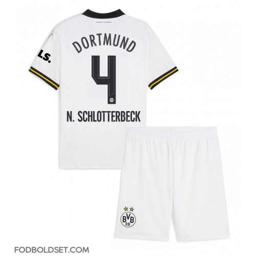 Borussia Dortmund Nico Schlotterbeck #4 Tredje trøje Børn 2024-25 Kortærmet (+ Korte bukser)